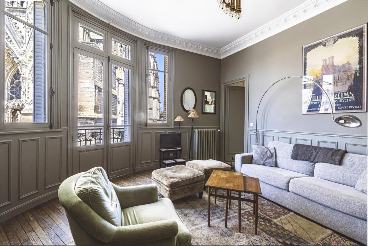 Apartamento Au Pied De La Cathedrale #Vuemagique Reims Exterior foto